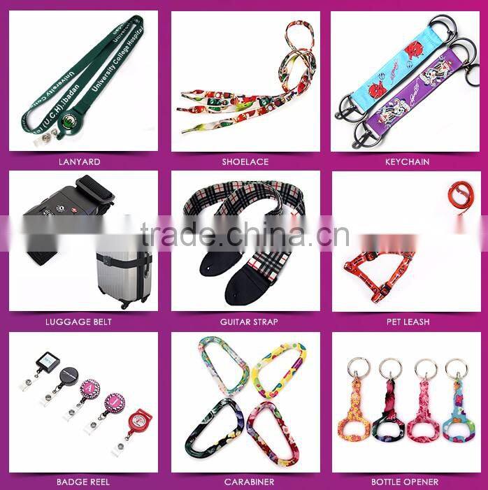 Woven Logo Hook Adjustable Lanyard Cheap Printed Lanyards