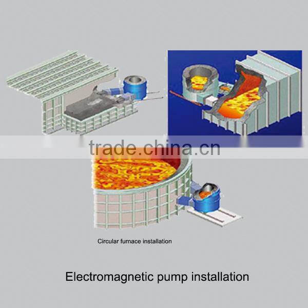 Electromagnetic pump with special medium for Idea