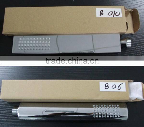 Bathroom three function plastic hand shower head with water saving 4008