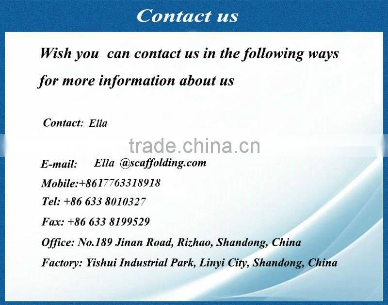 Auto Welding Wedge Lock Ringlock Scaffolding Standard for Sale