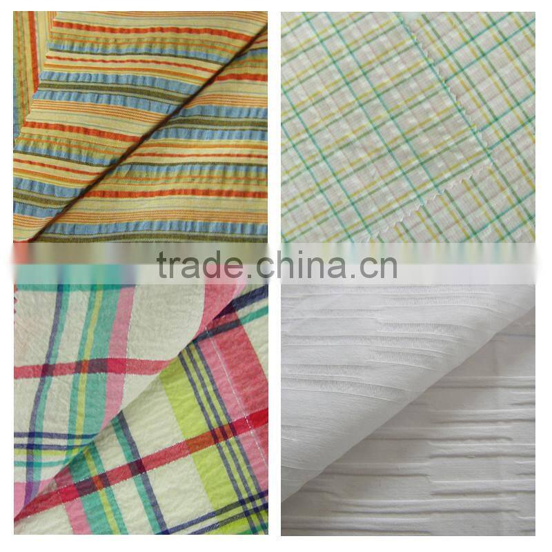 wholesale 100%cotton plaid shirt fabric of yarn dyed