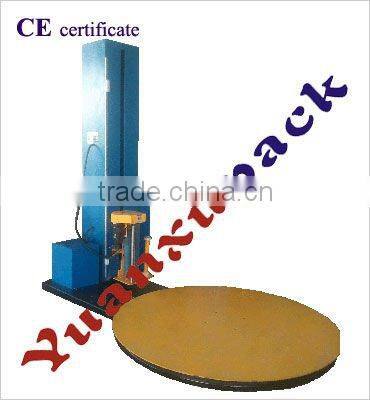 wooden pallet wrapper dispenser palletizing machine shrink wrapping machine