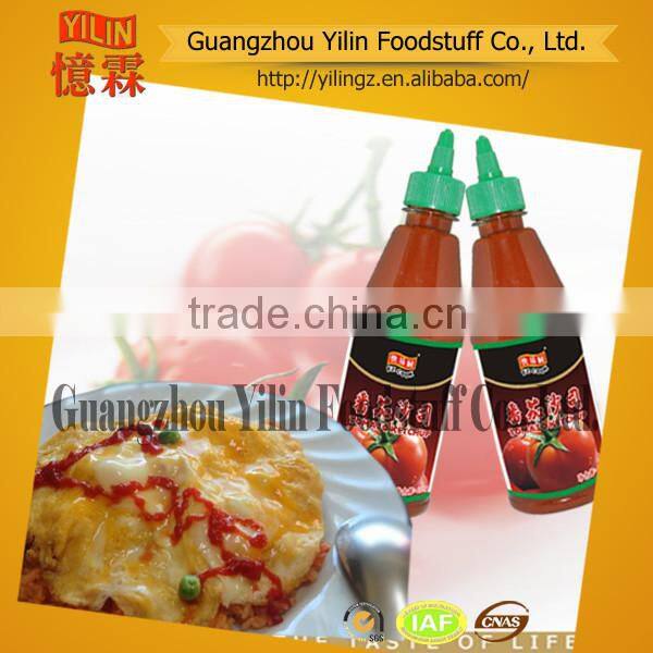 China YILIN manufacturing tomato ketchup in 20kg barrel pack