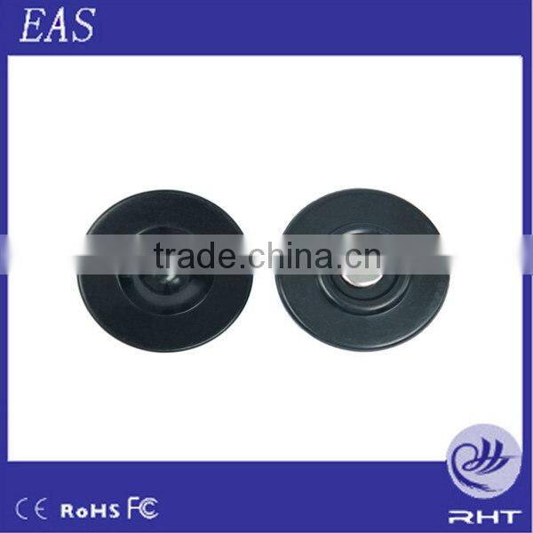 Newly Anti-theft devices Round RF Hard Tags with Small Square Magnetic Clothing Tags 8.2Mhz