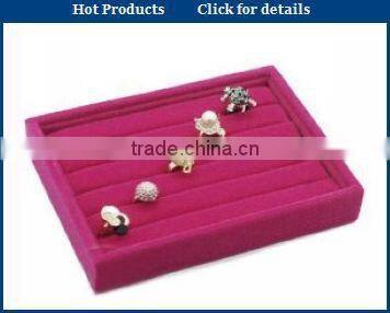 black velvet earrings jewelry display tray