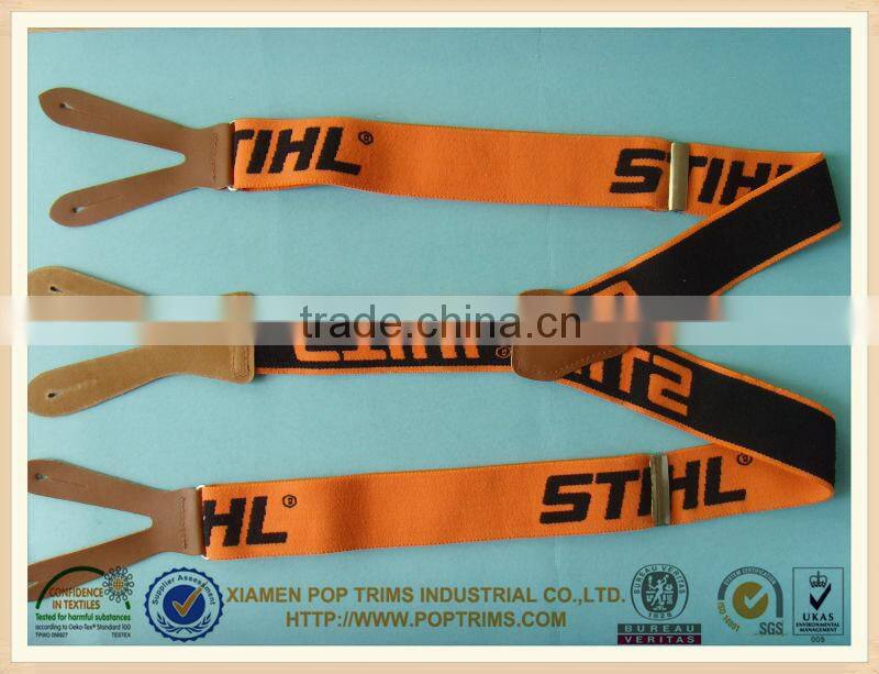 New yellow Elastic Suspenders