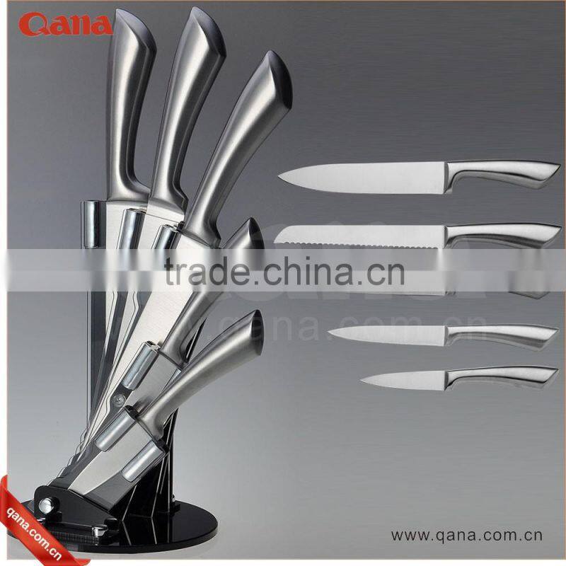 QANA hot sell damascus chef knife kitchen knifes in color Gift box