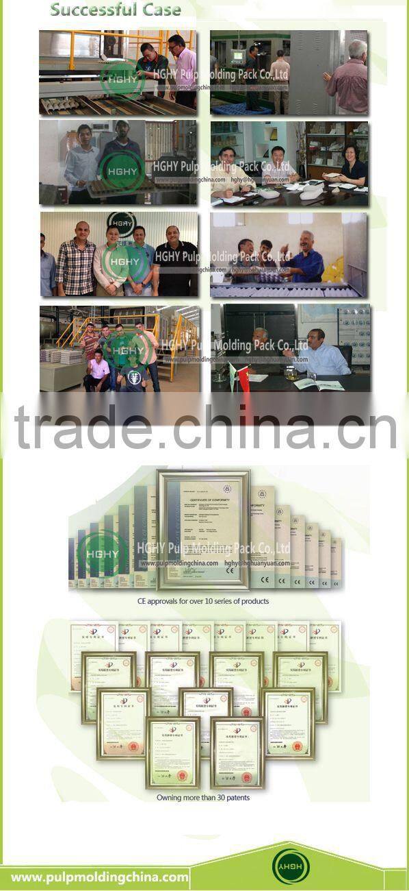 industial package molding machine from chian factory pulp molding machine