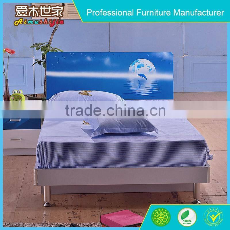 Kids single bed/ kids cartoon bedroom for adult