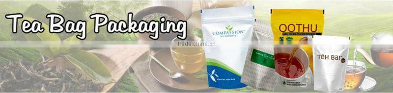 china custom plastic stand up empty tea bags wholesale