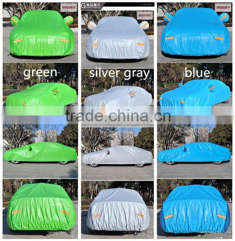 anti-sunshine aluminum film peva snow car cover/ big size car cover/anti uv peva car cover