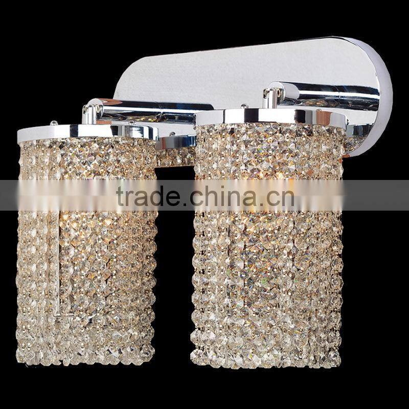 Crystal decorative wall mounting light