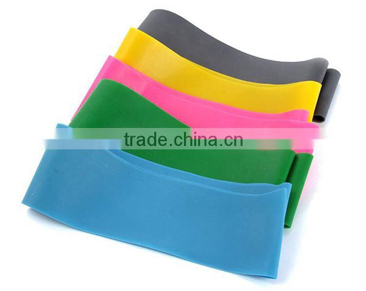 Yoga resistance loop band exercise for fitness