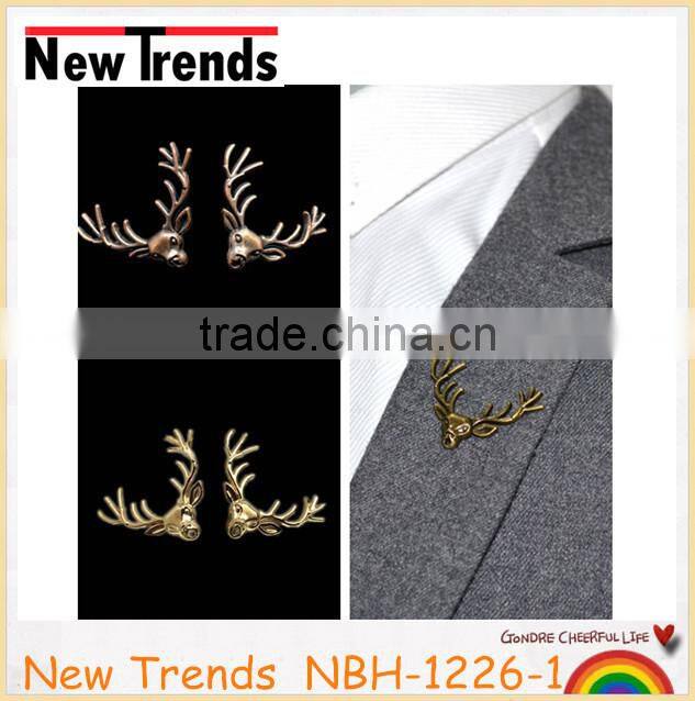 New styles deer brooch lapel pin for men multi color