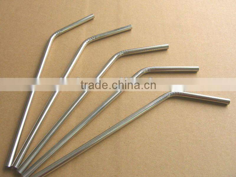 Novelty style stainless steel drinking straw