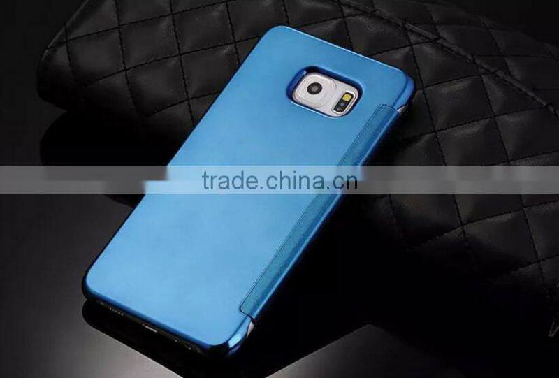 Top Grade For Samsung Note 5 Transparent Mirror View Smart Cover
