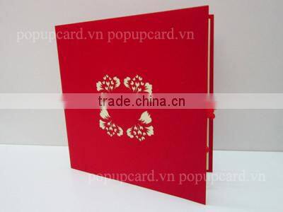 3D pop up Thank you Pigeon card