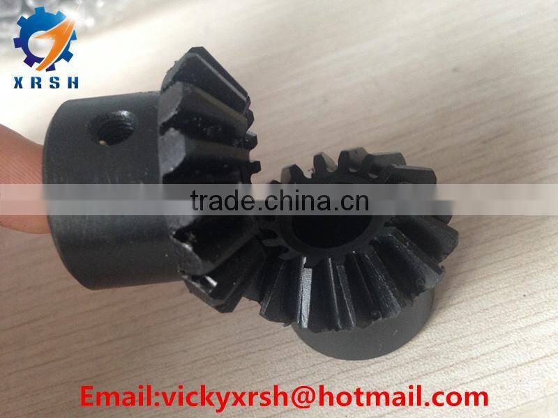 White plastic nylon bevel gear M2.5*19T