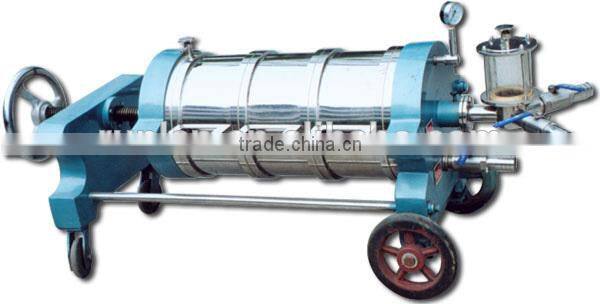 Manufactire of Stainless Steel Diatomite Filter For Wine Treatment