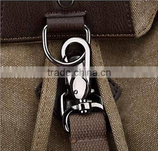 2015 Audit custom cheap canvas backpack for teens, canvas drawstring backpack