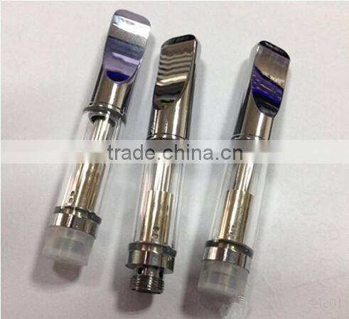 2016 USA Hot Wickless 0.5ml Glass cbd oil glass tank Thick CBD oil 510 oil tank