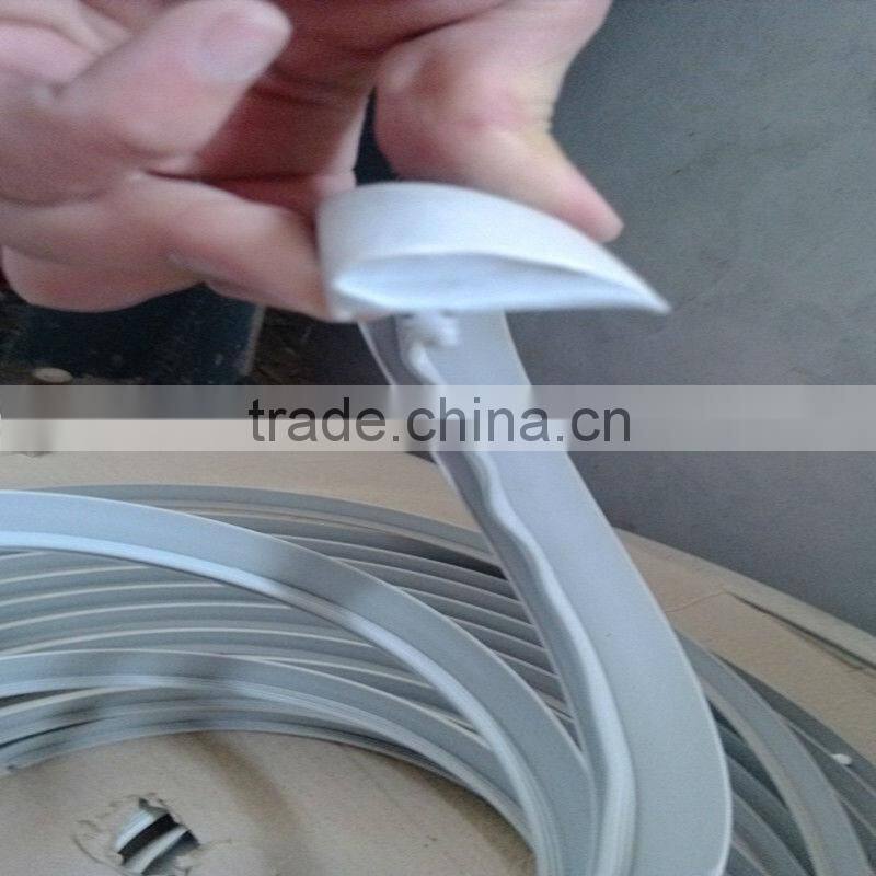 Profiled T edge banding