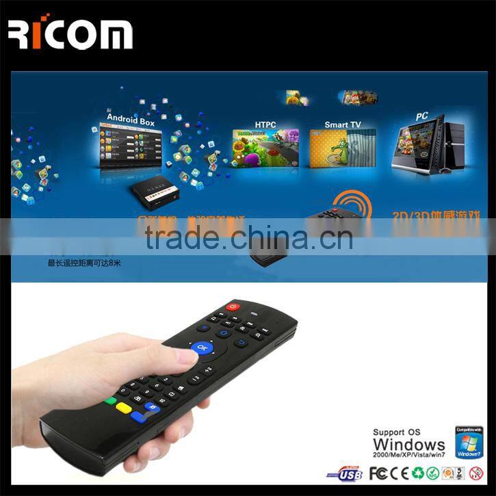 2.4G air wireless keyboard with built in mouse--MX3--Shenzhen Ricom