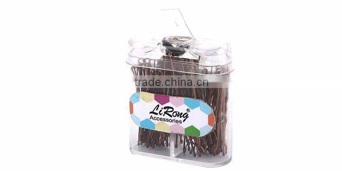 70pces packing plastic box hairpin bobby pins hair pins