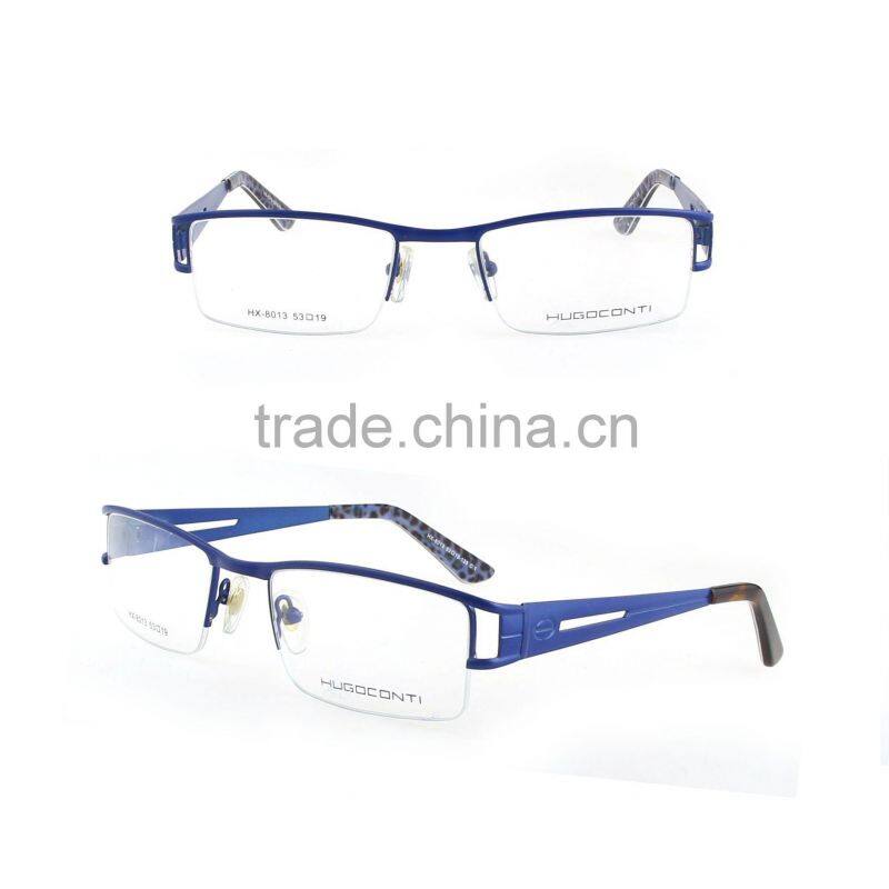 Half Frame Classic Metal Optical Frame