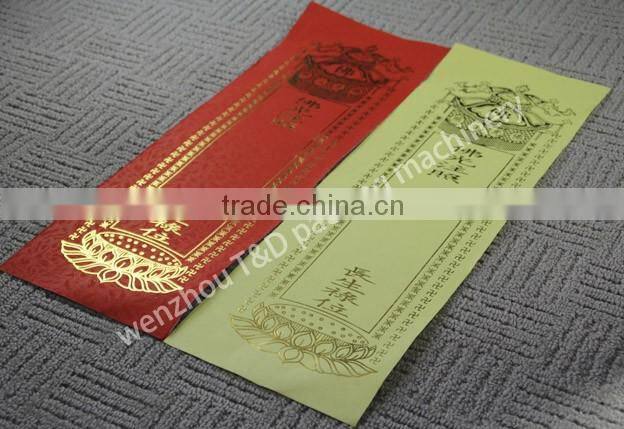 semi automatic pneumatic hot stamping machine for book cover