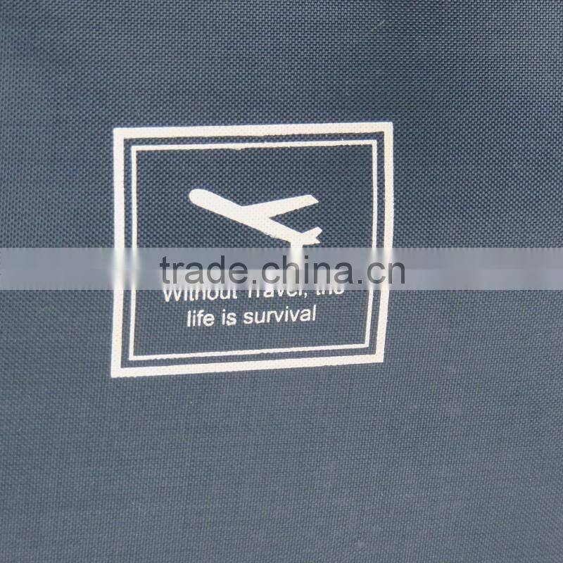 Deluxe 600D Personal Travel Custom Foldable Toiletry Bag
