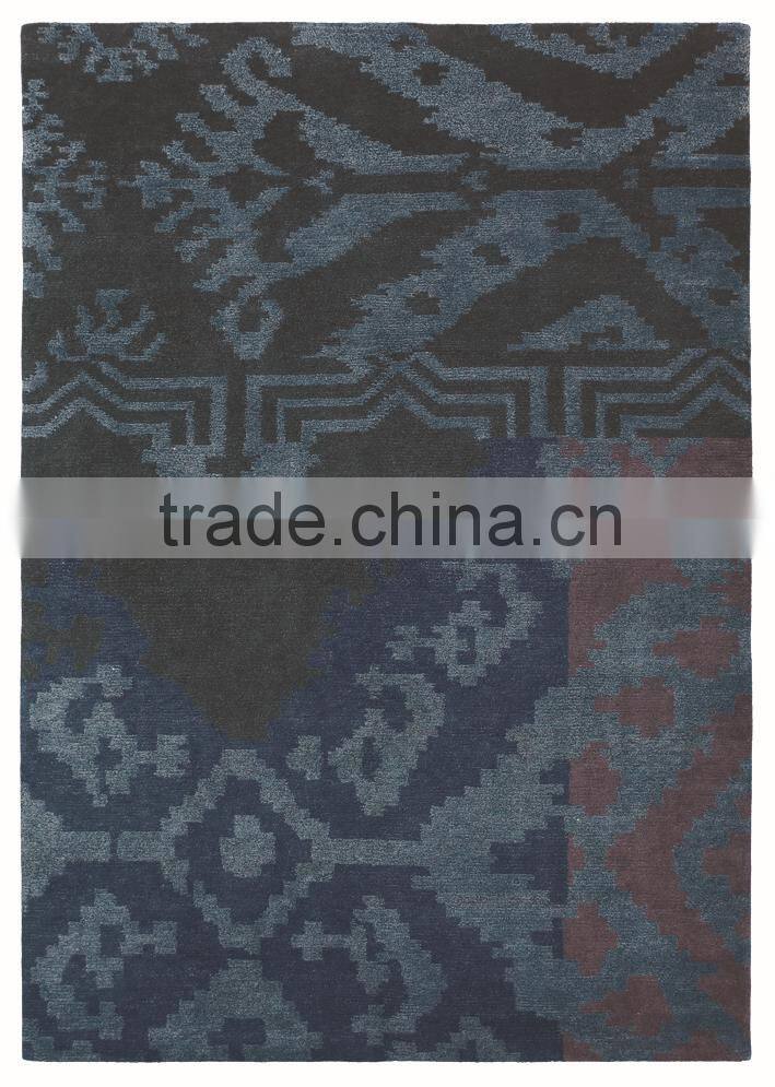 Elegant hand tufted wool rug for apartment, house decoration, balcony