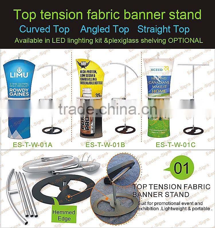 Hot Sale High Quality Advertising Aluminum Foldable Table Counter Top Display