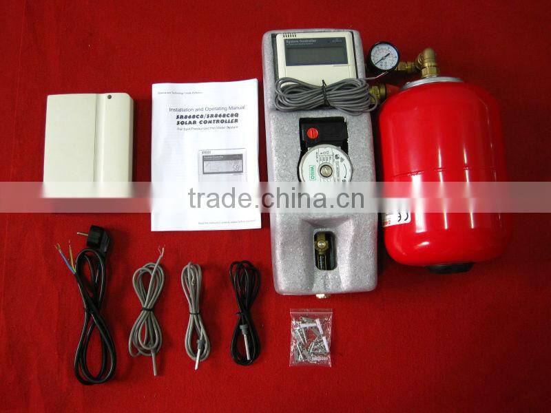 heat pipe split solar water heater