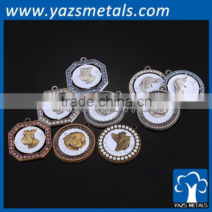 Factory custom antique pet id tag pendant