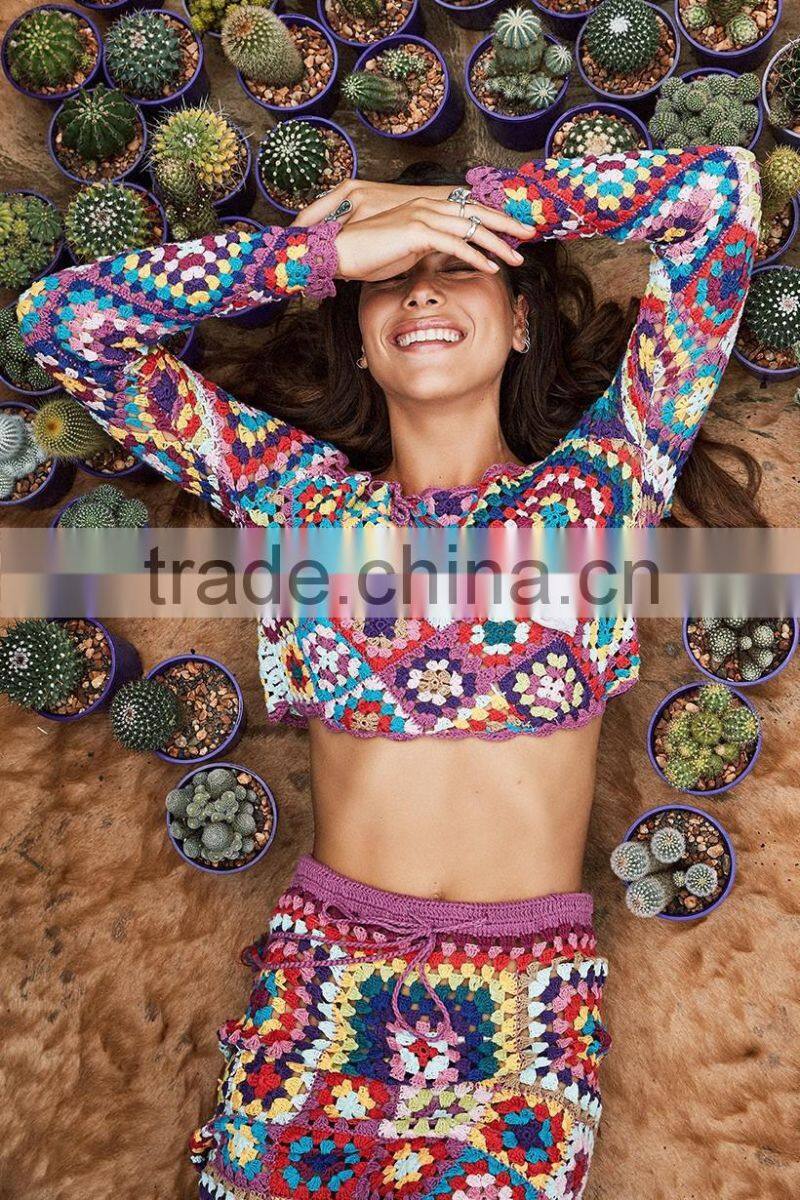 handmade crochet swimwear skirt