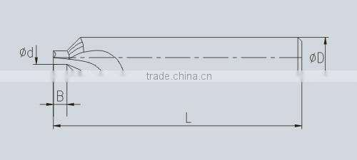 Tungsten Carbide Double-edged Helical Milling Cutter Cutting Tools for Plastics Milling