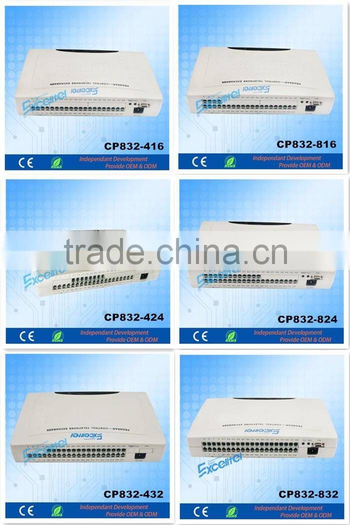 Keyphone system CP832-432 intercom PBX for hotel