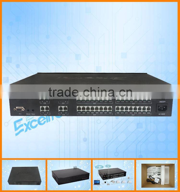 Key Telephone Wireless Telephone System 32 extensions PBX with SIM card TP832-632