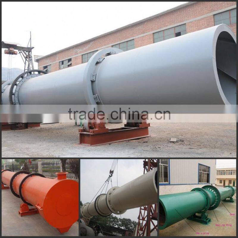 Government Approved Large Productivity Rotary Coal Dryer with Competitive Price
