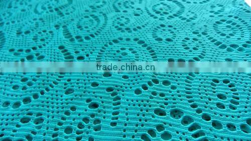 polyester jacquard fabric geometric with elastic