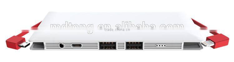 OEM and ODM external cell phone battery packs, Flash Light Power Bank portable