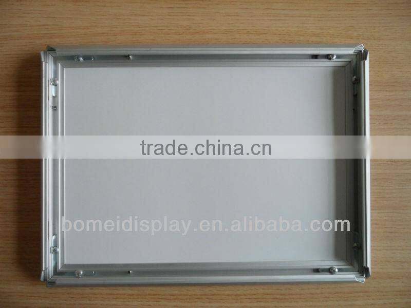 Clip style 32mm aluminum customized metal photo frame