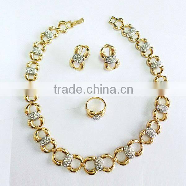 New design bijuteria for party gold jewelry italian christmas costume