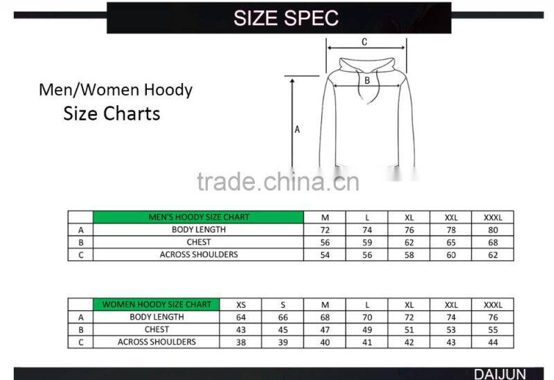 Fashion good quality pullover plain men fleece cotton custom XXXXL hoody