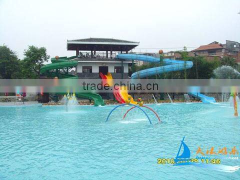Family fiberglass water slide for sale
