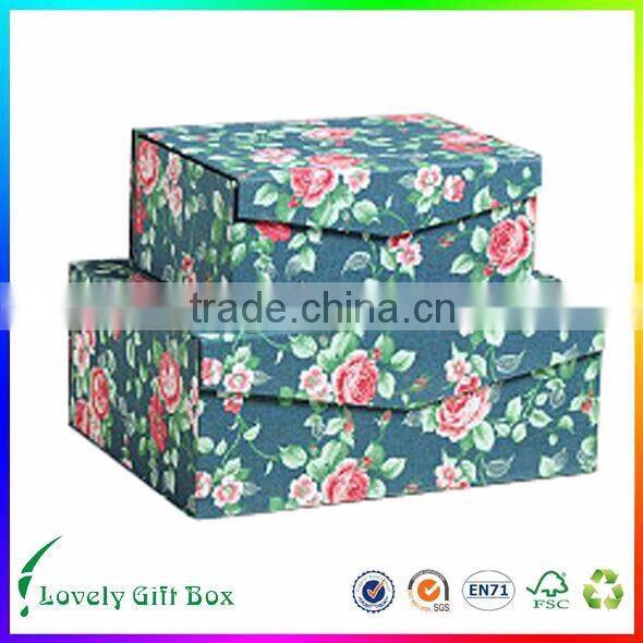 China factory recyclable paper apparel gift box with high quality