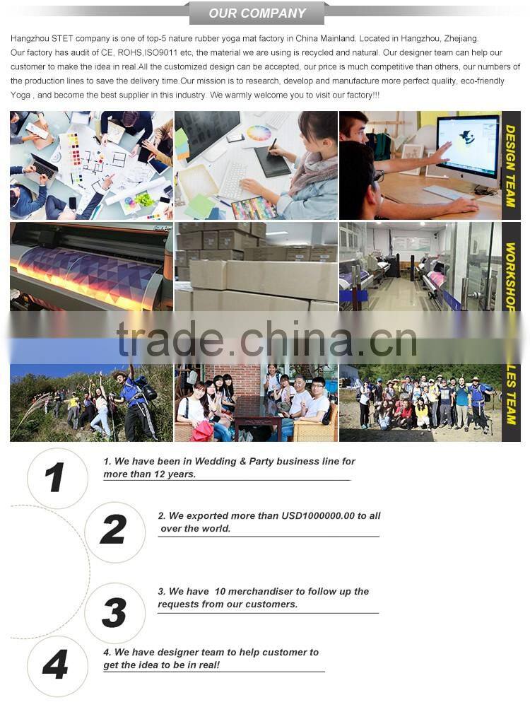 New premium products 2016 durable fashion anti slip eco cork yoga mat eco printed