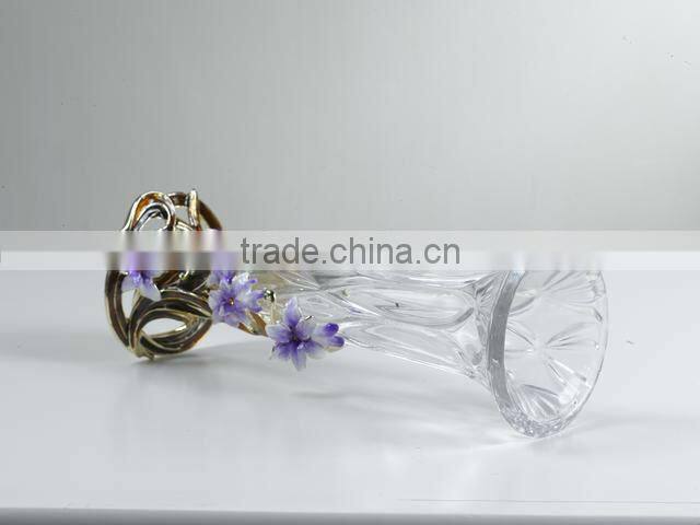 RORO pewter design enamel color vase