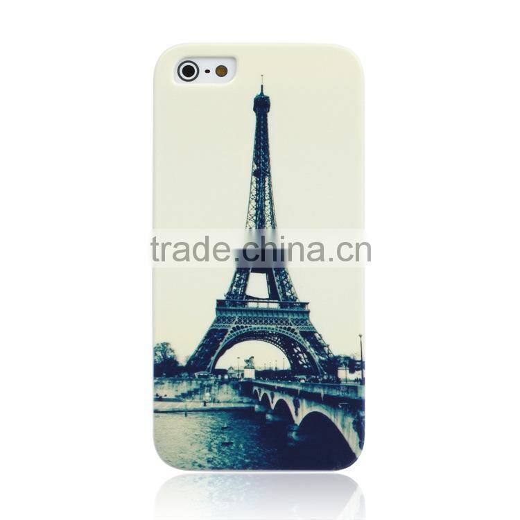 Natural scenery art painting plastic phone case for iphone 6 plus case custom .